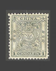 VINTAGE: CHINA 1888  USD HHR  SCOTT # 13 $55 LOT #928C
