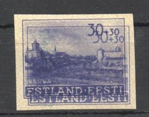 1941 Estonia, German Occupation,  Michel 6 U DD double impression , MNH