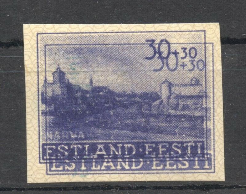 1941 Estonia, German Occupation,  Michel 6 U DD double impression , MNH