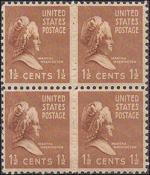 805 Mint,OG,NH... Block of 4... SCV $1.00