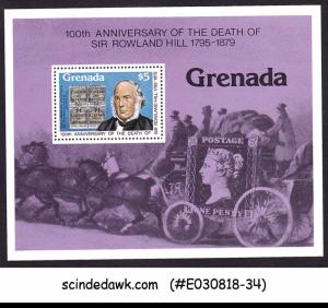 GRENADA - 1979 DEATH CENTENARY OF SIR ROWLAND HILL - MINIATURE SHEET MNH