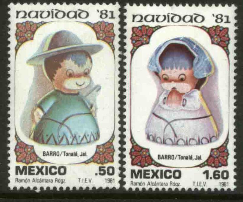 MEXICO 1252-1253 Christmas Holidays MNH