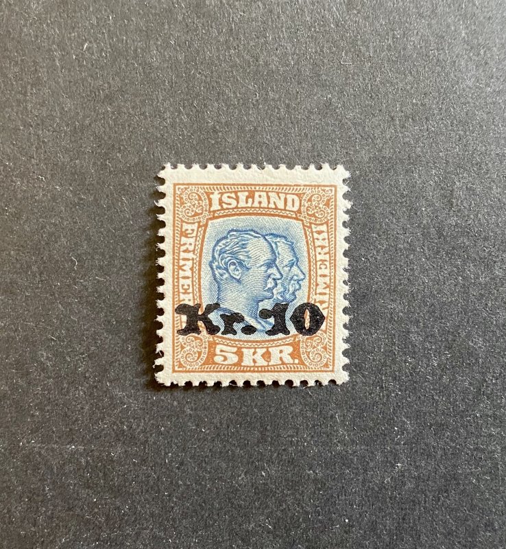 Scott 143 Iceland 1930 MLHOG