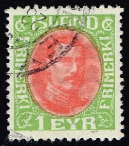 Iceland #176 King Christian X; Used (1.75)