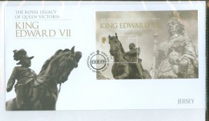 Jersey 1652 2013 King Edward VII statue, Queens park, toronto, cacheted, unaddressed cover