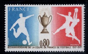 FRANCE Scott 1549 MNH** Football/Soccer stamp