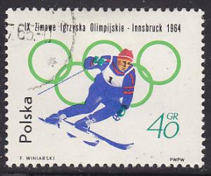 Poland 1200 Olympic Downhill Skiing 1964