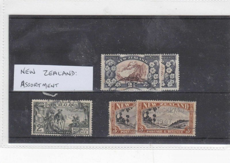 new zealand stamps lot  Ref 9376