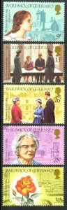 GUERNSEY 1984 ANNIVERSARIES AND EVENTS Set Sc 274-278 MNH