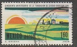 MEXICO C576, 50th Anniv. of Ciudad Obregon. Used. F-VF.  (1147)