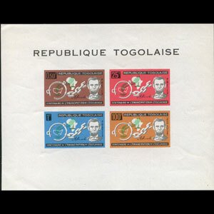 TOGO 1963 - Scott# C35a S/S Lincoln NH