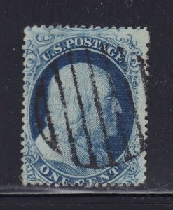 20 F-VF used neat cancel with nice color cv $ 275 ! see pic !