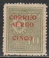 PARAGUAY C29. SINGLE, UNUSED, HINGED, ORIGINAL GUM. F-VF. (1444)