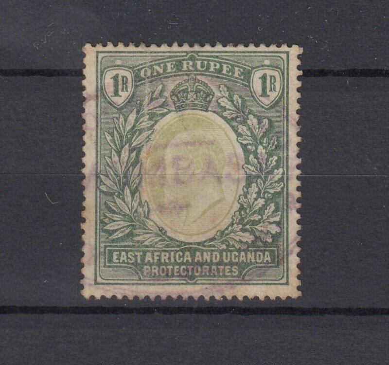 East Africa Uganda KEVII 1907 1R SG26 Fine Used JK9978 