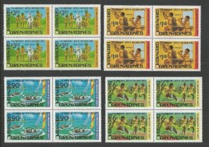 1982 Boy Scouts Grenada Grenadines 75th anniversary blocks