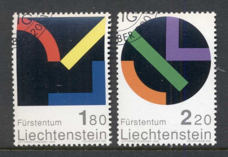 Liechtenstein 2001 Abstract Art CTO