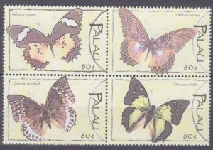 2004 Palau 2425-2428VB Butterflies 7,50 €