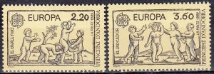 andorra--french  scott no 372-73  mh