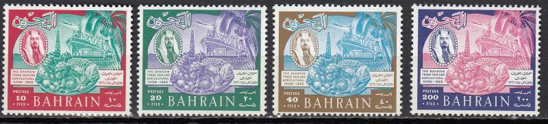 Bahrain - 1966 Trade Fair Sc# 153/156 - MNH (535)