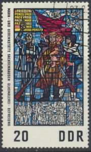 German Democratic Republic  SC# 988  Used Stained Glass  see details and scans 