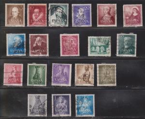 SPAIN Various Used Issues - Includes Religious Icons