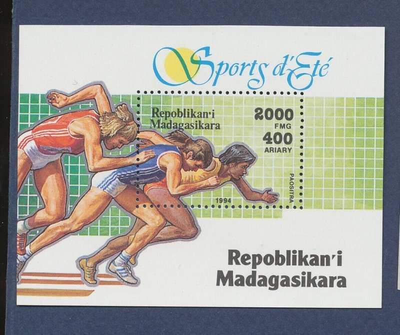 MALAGASY - Scott 1271 - MNH S/S - Olympics - Track - Sports - 1994