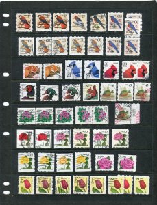 USA; 1980s-90s early Definitive Series issues fine Mint & Used LOT