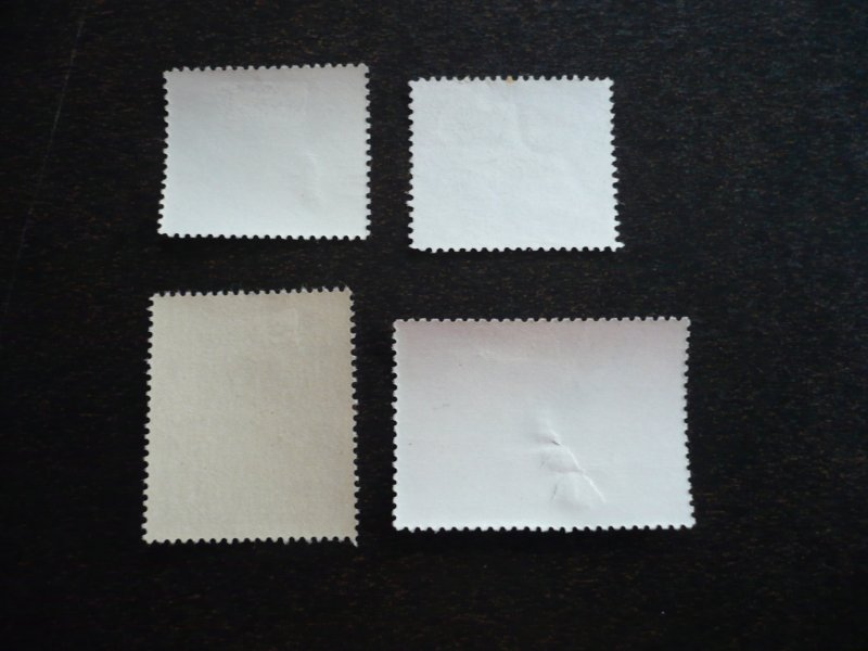 Stamps - Burma - Scott# O94,O96-O97,O99 -Used & Mint Hinged Part Set of 4 Stamps