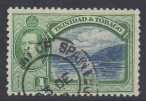 Trinidad Tobago Scott 50 - SG246, 1938 George VI 1c used