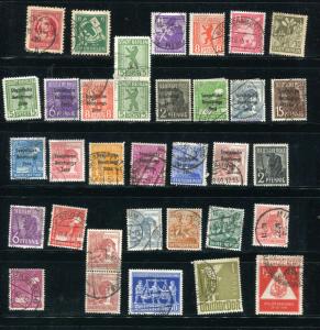 Germany 1948 and up Accumulation Some Overprints Used 5808