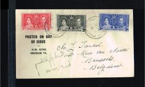 1937 - Somaliland Protectorate FDC - Famous People - Royalty - Coronation Kin...