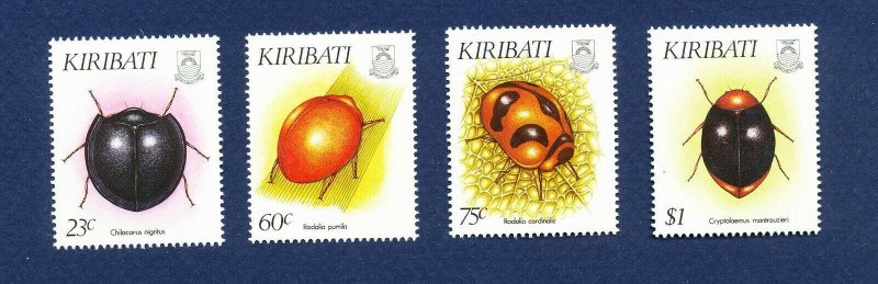 KIRIBATI - Scott 607-610 - FVF MNH - Insects - 1993