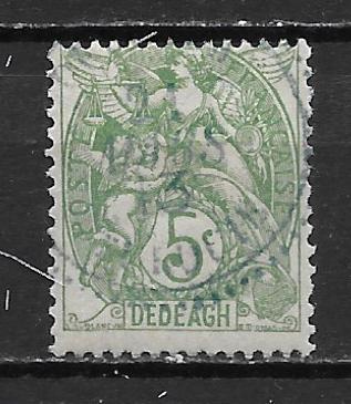 French Offices in Turkey - Dedeagh 9 5c single Used