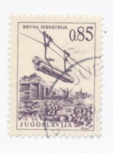 Yugoslavia 1966  Scott 839 used - 85p, Lumber industry