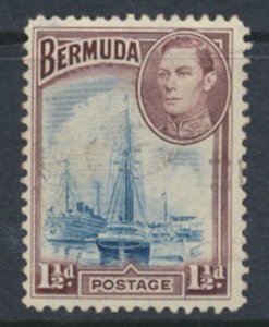 Bermuda  SG 111b SC# 119a Used 1945 issue light blue  see details and scans