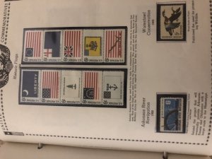 The All American Stamp Album Mint Stamps Very Nice Starts At 1933 Almost Full