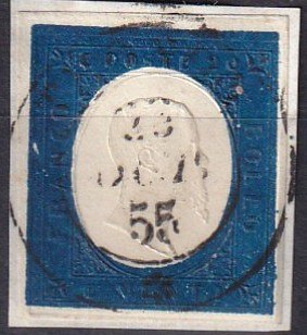 Sardinia #8  F-VF Used   CV $210.00  (Z1246)