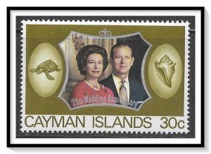 Cayman Islands #305 Silver Wedding MNH