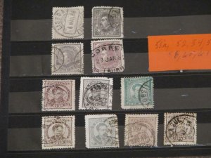 PORTUGAL, SCOTT# 50a, 52, 54, 55 +, ALL USED, DUPLICATION
