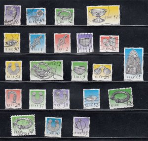 Ireland, Postage Stamp, #767-785, 788-791 Used, 1990-95 (Short set)