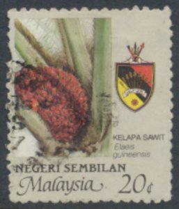 Negri Sembilan  SC# 104 Used Flowers  see details & scans