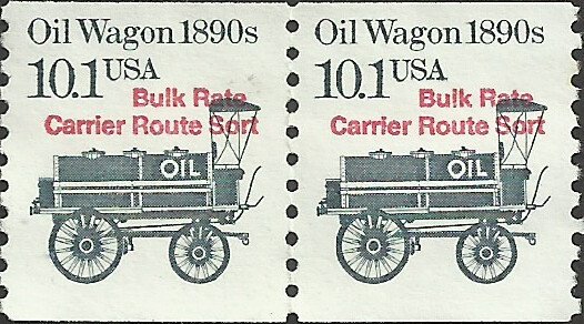 # 2130a USED pair PRE-CANS. 1890'S OIL WAGON