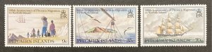 Pitcairn Islands 1981 #203-5, Migration to Norfolk Island, MNH.