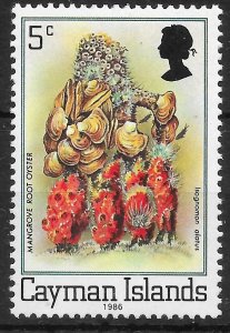 CAYMAN ISLANDS SG626 1986 FLORA & FAUNA 5c DEFINITIVE WMK w16 MNH