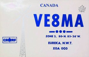 1979 CANADA EUREKA Amateur Radio QSL Card 15738-