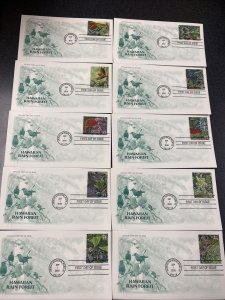 FDC 4474 Hawaiian Rain Forest First Day Of Issued 2010 - 10 ArtCraft Covers