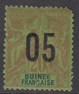 French Guinea 51 MH (see Details) CV $4.00