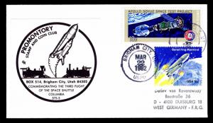 1982 COMMEMORATING THE THIRD FLIGHT OF THE SPACE SHUTTLE COLUMBIA (ESP#2612)