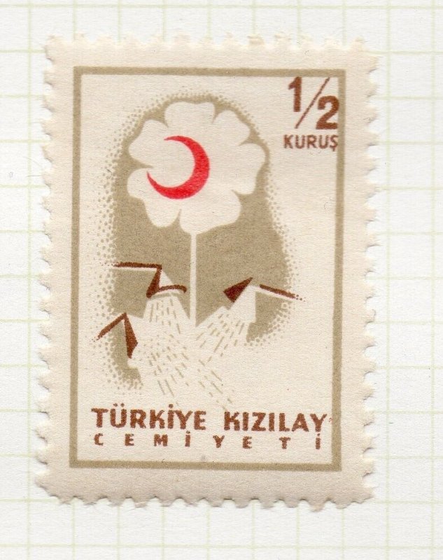 Turkey Crescent 1957 Issue Fine Mint Hinged 1/2K. NW-271212