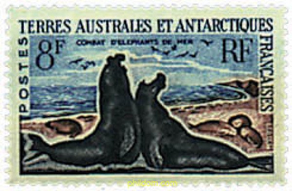 43392 MNH ANTARTIDA FRANCESA 1962 FAUNA